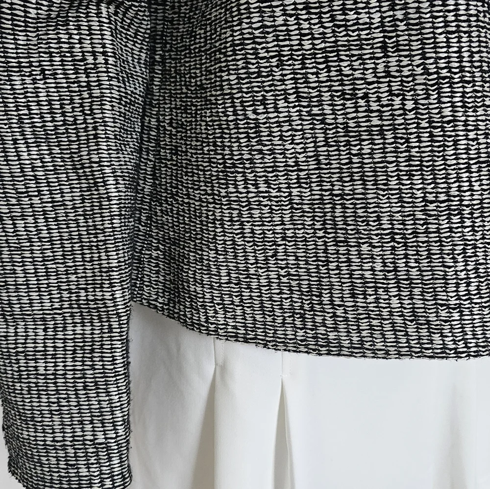 Tory Burch Raffia Knit Metallic Sweater